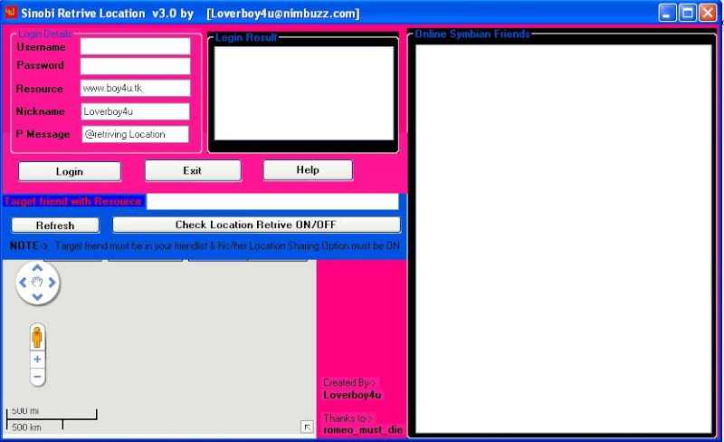 Sinobi Retrieve Location v3.0